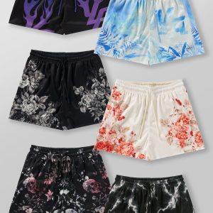 1111 - Skulls & Roses Reversible Shorts