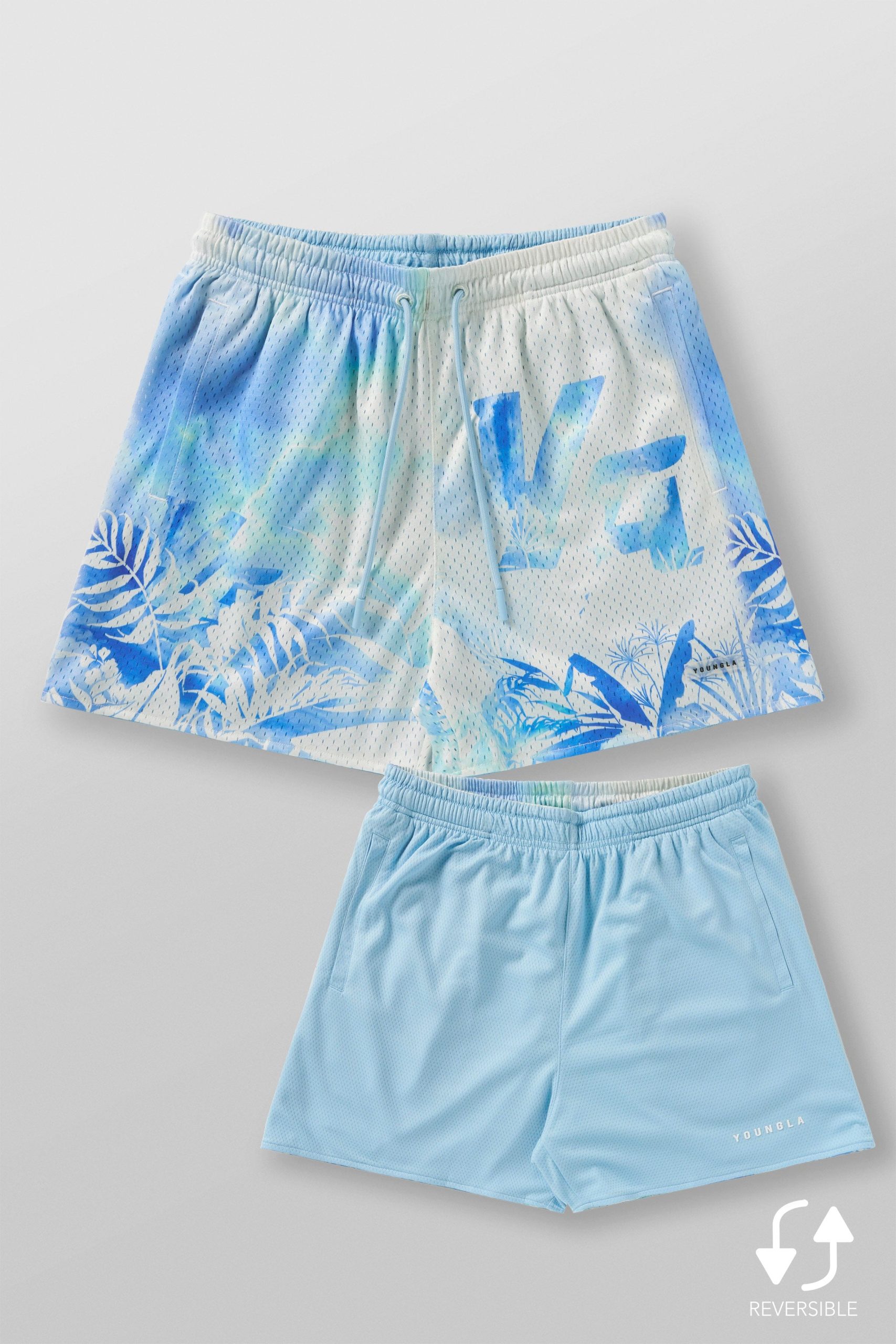 1111 - Skulls & Roses Reversible Shorts - Image 9