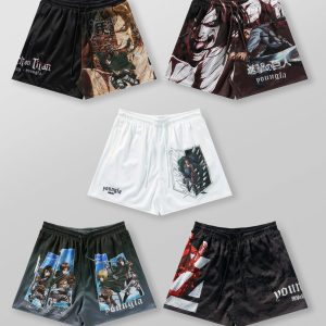 1126 - AOT? x YLA Mesh Shorts