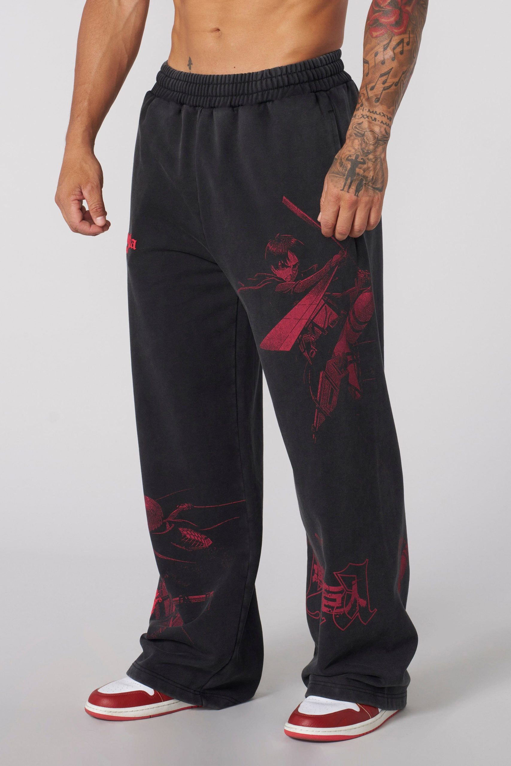 2128 - AOT? x YLA Baggy Joggers - Image 7