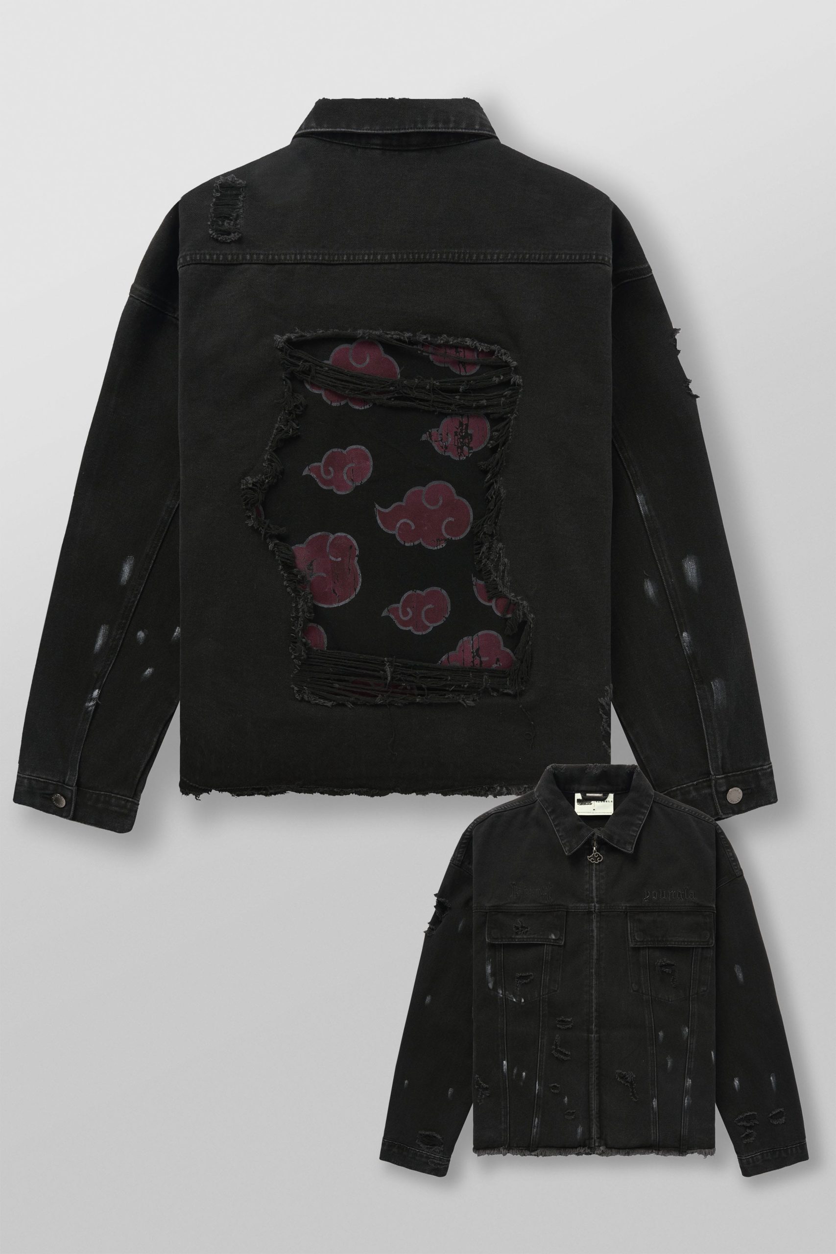 5133 - Naruto Distressed Denim Jackets - Image 8